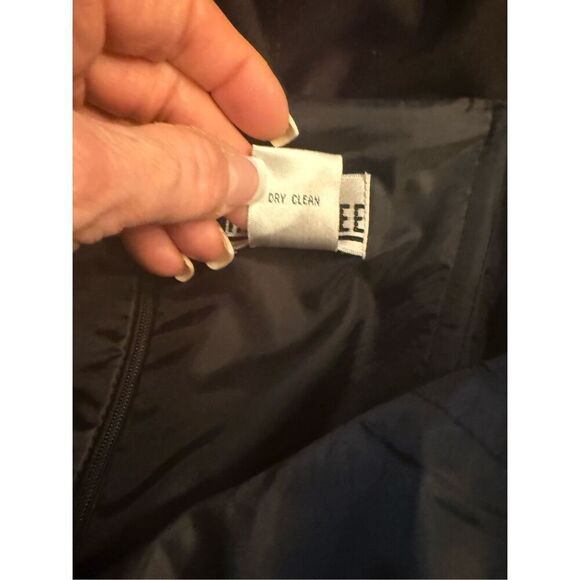 Robbie Bee Strapless Dress Black Embroidered Hem Sz. 12 Wedding Party Y2K - Picture 8 of 8